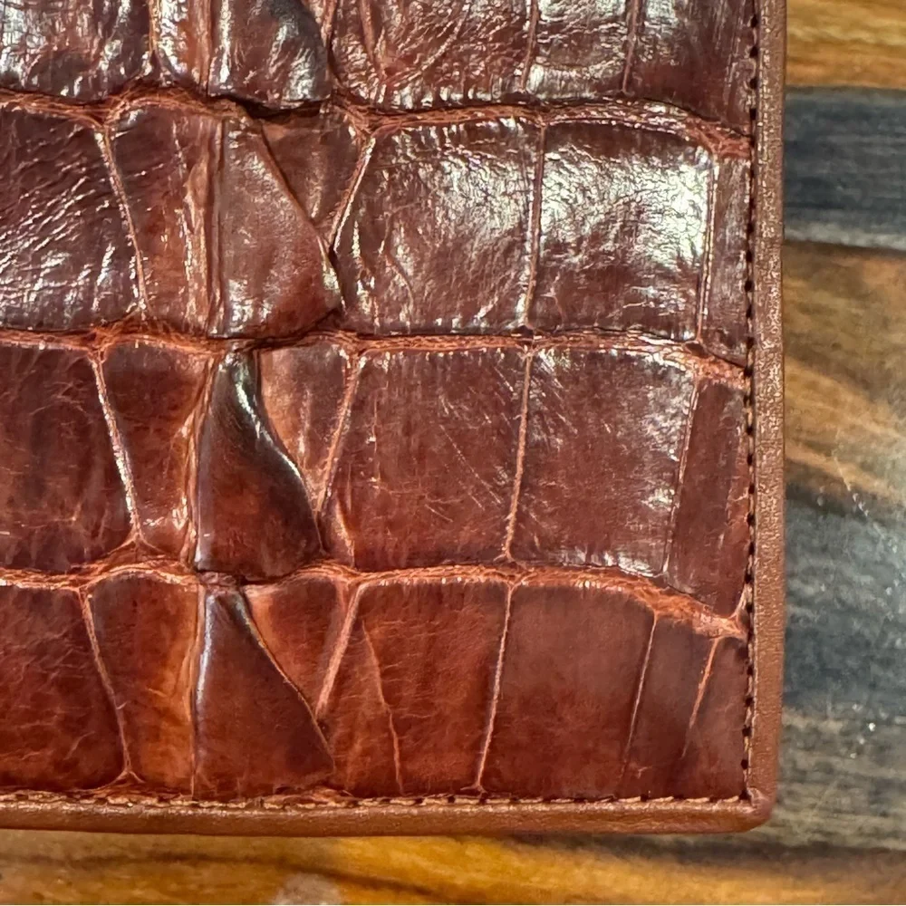 Authentic Crocodile Leather Wallet